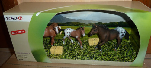 Schleich appaloosa horses - appaloosa,