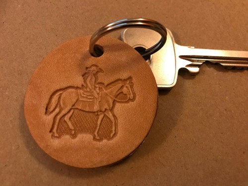 Leder anhänger westernreiten - anhänger,